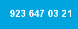 923 647 03 21 923 647 03 21